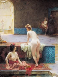 Det tyrkiske badet, 1896